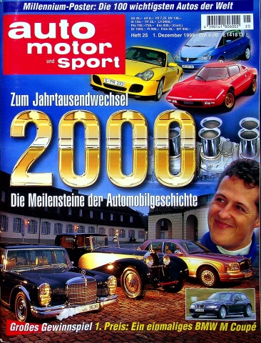 Deckblatt Auto Motor und Sport (25/1999)